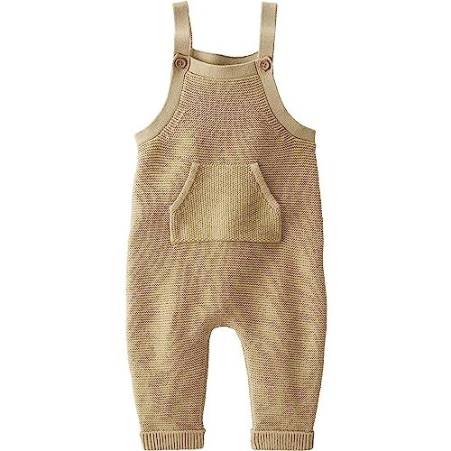 little planet by carter's unisex-baby Organic Cotton Sweater Knit Overalls