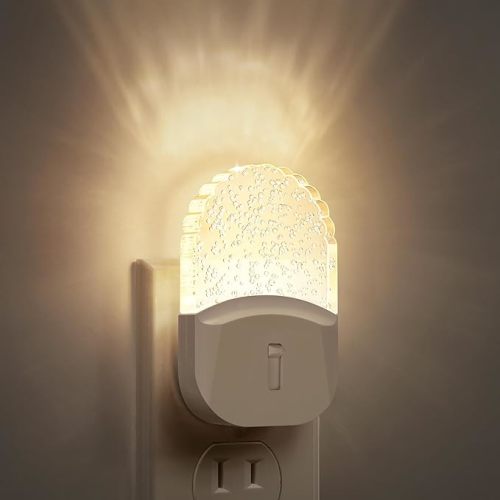 LED Night Light, Night Lights Plug into Wall [2 Pack], Plug in Night Light with Dusk to Dawn Sensor, Adjustable Brightness Baby NightLight for Kids, Bathroom, Nursery Room, Soft White