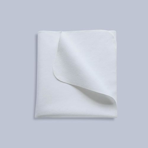 2 Pack Waterproof Crib Pad, 27" x 50", Reusable Incontinence Flannel Crib Protector for Baby, Toddler, Elders and Pets - White