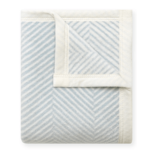 Harborview Herringbone Sky Mini Blanket