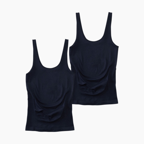 Ingrid and Isabel Belly Support Cami Bundle - Black, S/M