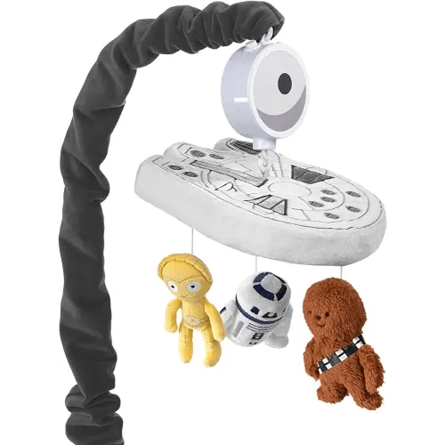 Lambs & Ivy Star Wars Signature Millennium Falcon Musical Baby Crib Mobile Toy