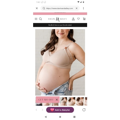 Ella Maternity, Nursing & Pumping Bralette (Convertible Straps)