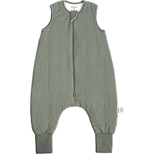 Rayon Made from Bamboo Toddler Sleep Sack with Feet 1.0 Tog Breathable Sleep Sack 6-12 Months Ultra Soft Baby Wearable Blanket with Legs Unisex Sleeping Bag with 2-Way Zipper