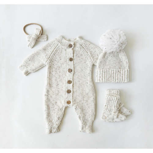 Coco Speckle Meko Jumpsuit Set – Olive and Cradle