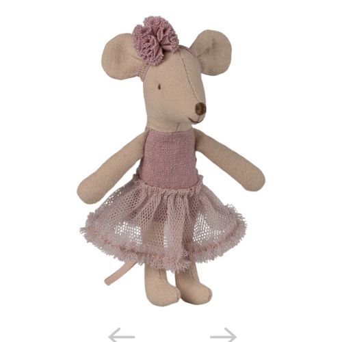Ballerina mouse, Little sister - Heather - Maileg USA