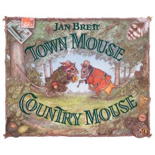 Town Mouse, Country Mouse - by Jan Brett (Paperback)