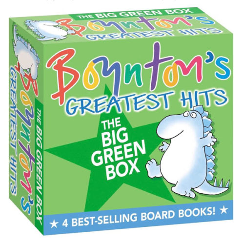 Boynton's Greatest Hits The Big Green Box (Boxed Set): Happy Hippo, Angry Duck; But Not the Armadillo; Dinosaur Dance!; Are You A Cow?