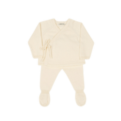 Set Welcome Knit Crossed Raw · Minicoton