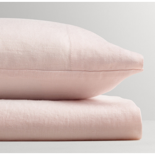 Washed Organic Linen Crib Fitted Sheet | RH Baby & Child