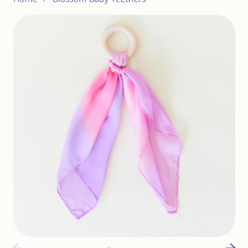 Blossom Baby Teethers – Sarah's Silks
