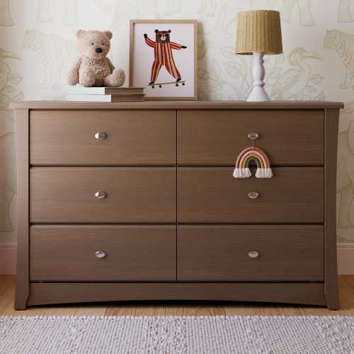 Storkcraft Crescent 6 Drawer Double Dresser | Ashley