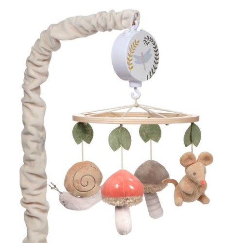Mushroom Meadow Musical Mobile