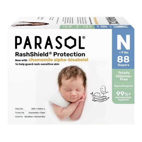 Parasol Chlorine-Free Diapers with RashShield Protection