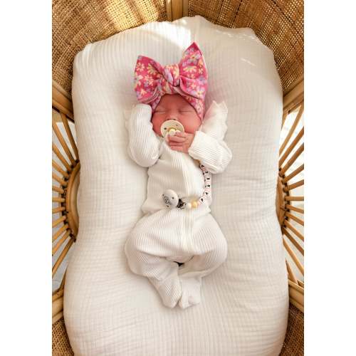 White Ruffle Onesie