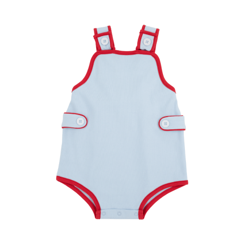 Skipper Sunsuit Pima Buckhead Blue Richmond Red