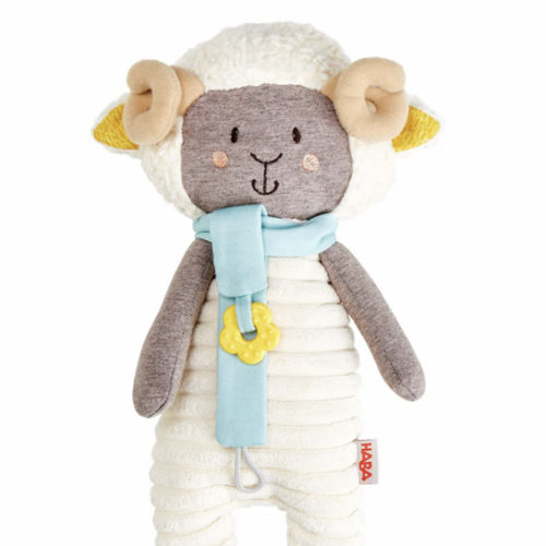 Woolbert the Ram Cuddly Baby Sensory Toy– HABA USA