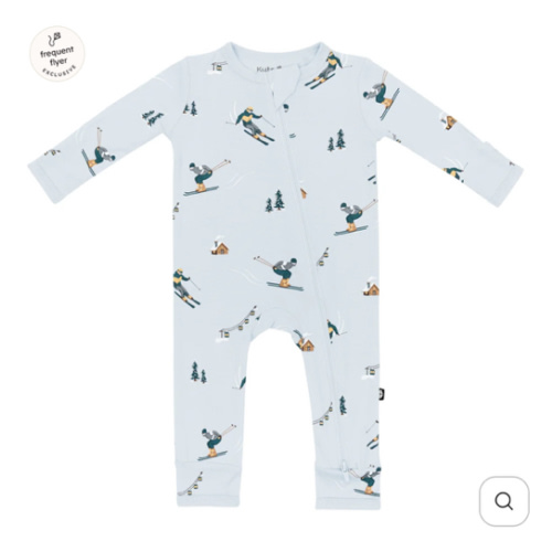 Zippered Romper in Ski