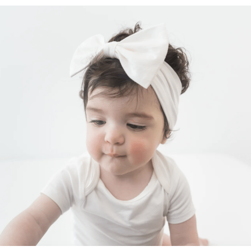 Bow Headband in Cloud