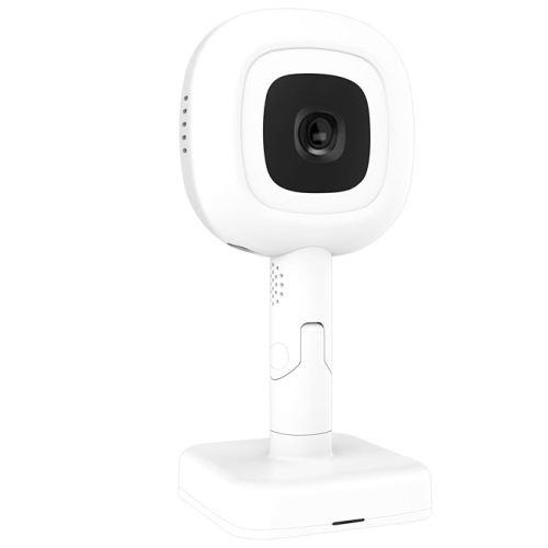 Derebir Travel Stand for Nanit Pro Baby Monitor-Prevents Falling Off, Flex Multi-Stand Wall Mount for Nanit Pro Camera with 10FT USB C Charging Cable Power Adapter-White (Camera Not Included)
