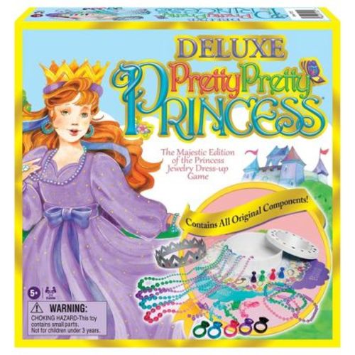 Winning Moves Games Deluxe Pretty, Pretty, Princess Game, Majestic Edition with Original Components and 1990's Artwork