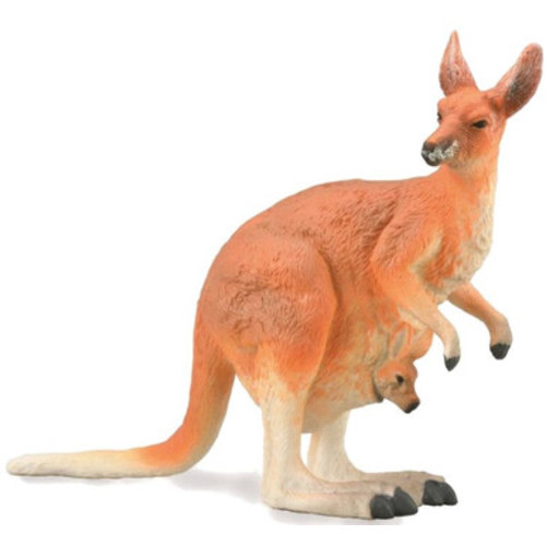 CollectA Red Kangaroo - Female with Joey #88921