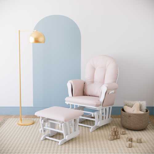 Storkcraft Hoop Glider and Ottoman | Ashley