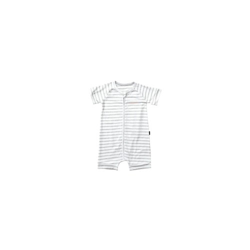 Bonds Zip Romper Wondersuit Grey Stripe | Baby Bunting AU