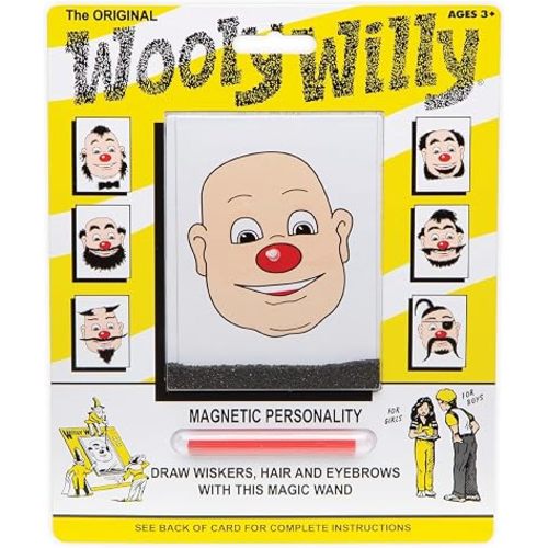 Wooly Willy Original, Favorite Retro Toys for Boys & Girls - 3 4 5 6 7 8 Year Old Boy Birthday Gifts - Toys for 4 Year Old Boy - Car Travel Road Kids Game - Travel Essentials Games for Ages 3+