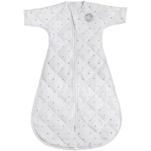 Dreamland Baby Dream Weighted Transition Swaddle (For Babies 3-9 Months - 2 Sizes), Size 6-9 Months (Colors: Moon Grey, Ocean Blue, Sage Green, or Grey Star - Anything for a boy or gender neutral!)