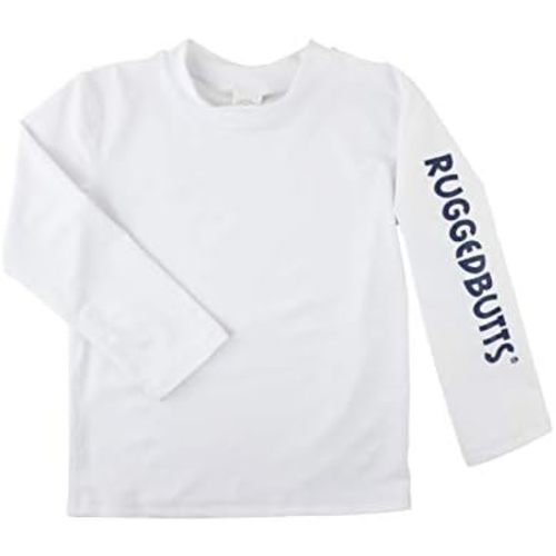 RUGGEDBUTTS® Baby/Toddler Boys Long Sleeve Rash Guard Swim Shirt w/UPF 50+
