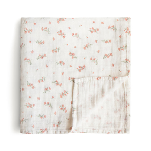 Organic Cotton Mushie Baby Muslin Swaddle Blanket