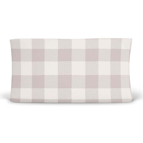 Big Check Changing Pad Cover | Sand