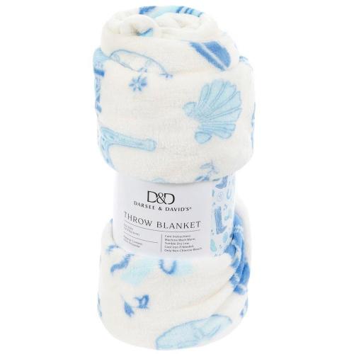 Coastal Cowgirl Throw Blanket
