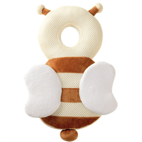 Adjustable Baby Head Protector with Soft Padding and Animal Design