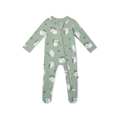 Zippered Footie in Koala
