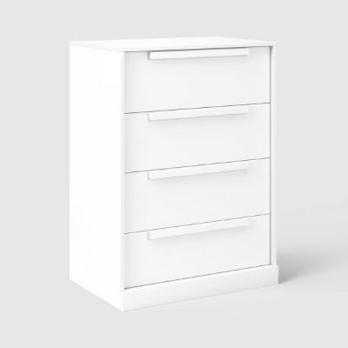 Modern 4 Drawer Dresser White - Room Essentials™