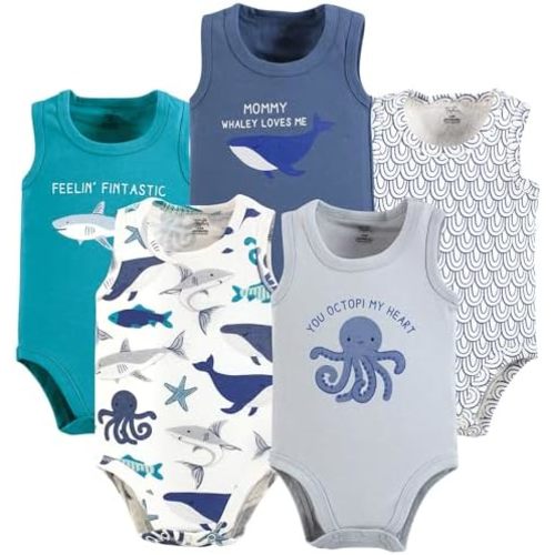 Touched by Nature Unisex Baby Organic Cotton Bodysuits