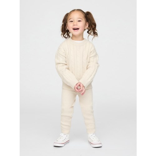 Baby &amp;amp; Toddler CashSoft Rib Sweater Leggings