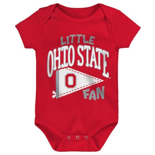 Ohio State Buckeyes Outerstuff Newborn Little Banner Bodysuit - Scarlet