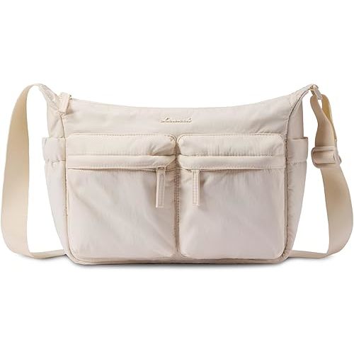 LOVEVOOK Puffy Crossbody Bags for Women Small Hobo Purse and Messenger Handbags Men with Adjustable Strap,Travel & Work