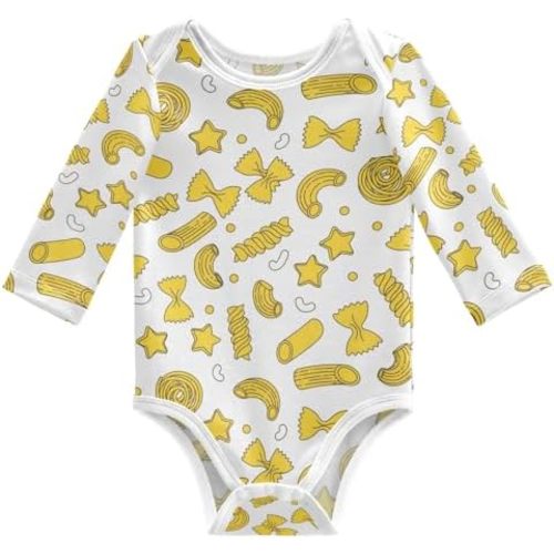 Baby Girls Boys Bodysuit Cotton Long Sleeve Rompers One Piece Baby Clothes Outfits for Newborn Infant 0-24 Month