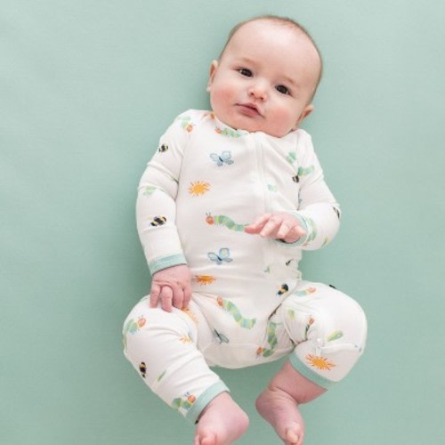 Kyte Baby Zippered Romper in The Very Hungry Caterpillar™ and Friends The Very Hungry Caterpillar™ and Friends 0-3 Month