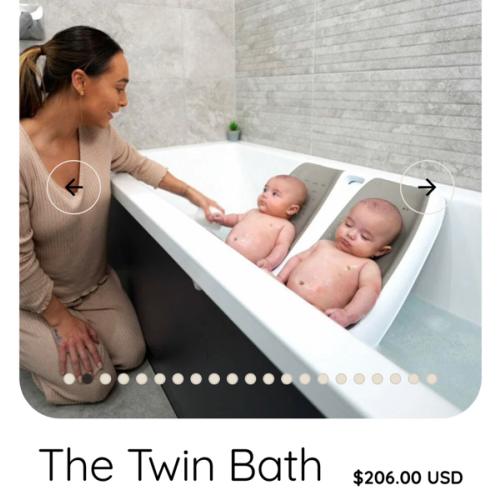 Twin Bath: Safe and Convenient Bathing Solution for Twins – bumble beez