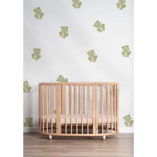 Frog Wall Decal, Neutral Nursery Decor, Animal Wall Stickers