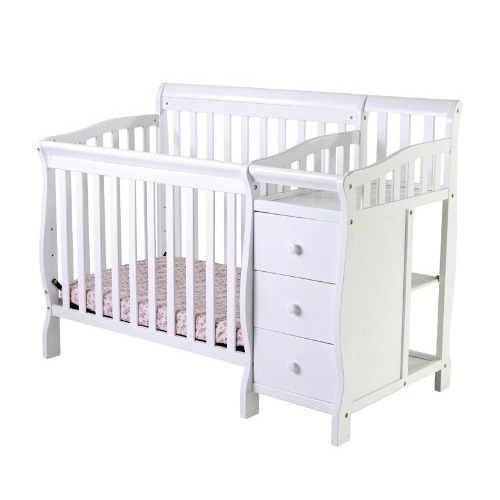 Dream On Me Jayden 3 in 1 Convertible Portable Crib with Changer