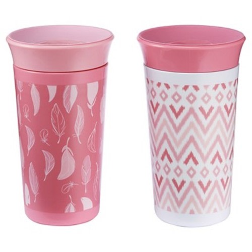 The First Years Simply Spoutless Cup 2pk - Pink