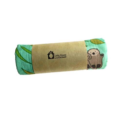 Otters Organic Baby Swaddle Blanket