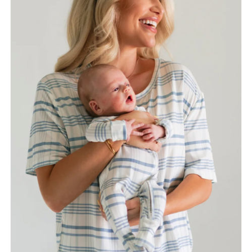 Matching Infant Romper in Blue Plaid