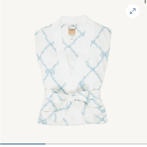 Ready or Not Robe (Women) - Buckhead Blue Belle Meade Bow with Worth A